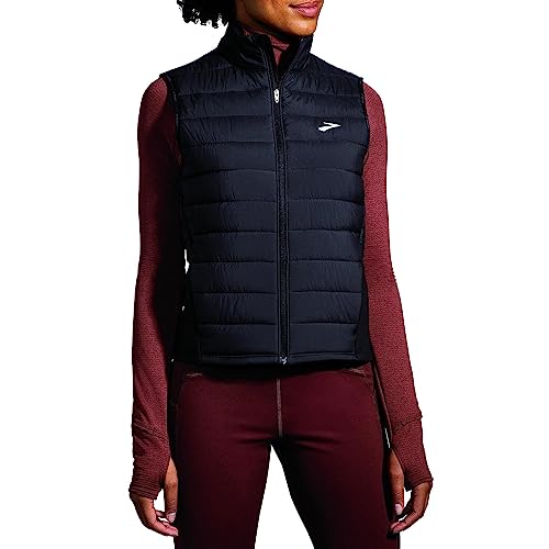 BROOKS 221556001 Shield Hybrid Vest 2.0 Sports vest Damen Black Größe 30 von Brooks