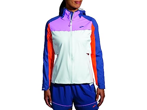 BROOKS 221608477 High Point Waterproof Jacket Jacket Damen SLATE/BRIGHT ORANGE/AEGEAN Größe 25 BROOKS 221608477 High Point Waterproof Jacket Jacket Damen SLATE/BRIGHT ORANGE/AEGEAN Größe 25 von Brooks