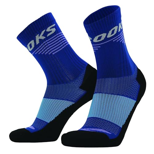 BROOKS 280491435 High Point Crew Socks Unisex Adult Aegean/Bright Purple Größe 25 BROOKS 280491435 High Point Crew Socks Unisex Adult Aegean/Bright Purple Größe 25 von Brooks