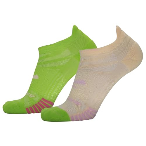 BROOKS 280496351 Ghost Lite No Show 2-Pack Socks Unisex Adult Sand/Lime Green & Lime Green Größe 35 BROOKS 280496351 Ghost Lite No Show 2-Pack Socks Unisex Adult Sand/Lime Green & Lime Green Größe 35 von Brooks