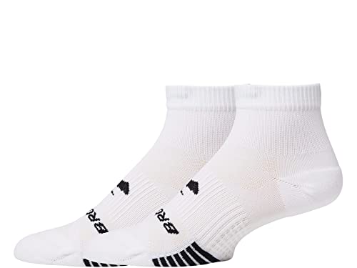 BROOKS Unisex Ghost Lite Quarter 2-pack Socks, Weiss/opulenter Garten, 35 EU von Brooks