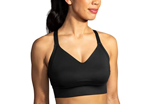 BROOKS Damen Drive Interlace Run Sports Bra, Schwarz, 34 EU BROOKS Damen Drive Interlace Run Sports Bra, Schwarz, 34 EU von Brooks