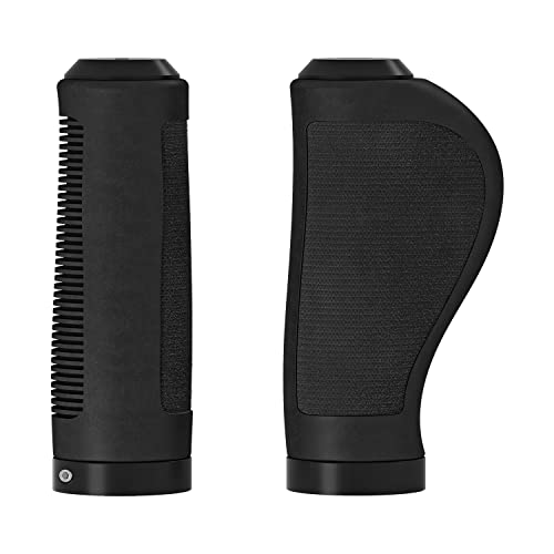 Brooks Ergonomic Rubber Grips (100 + 100 mm) – Black-New22 Guidoline Erwachsene Unisex, Schwarz, Standard von Hiplok