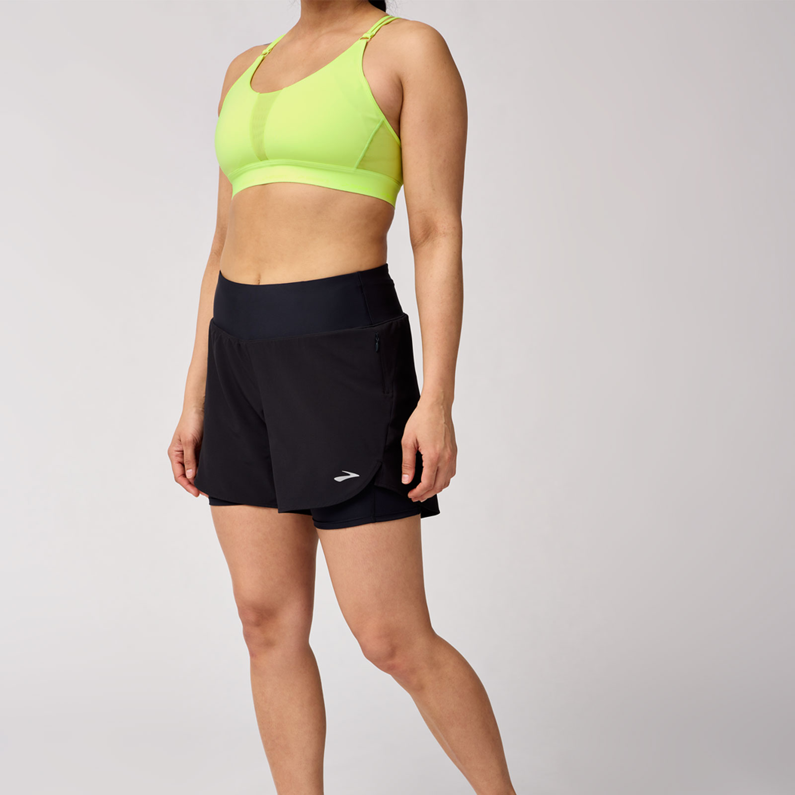 Brooks Chaser 5" 2-in-1 Short 2.0 Lady | 221706-001 Brooks Chaser 5" 2-in-1 Short 2.0 Lady | 221706-001 von Brooks