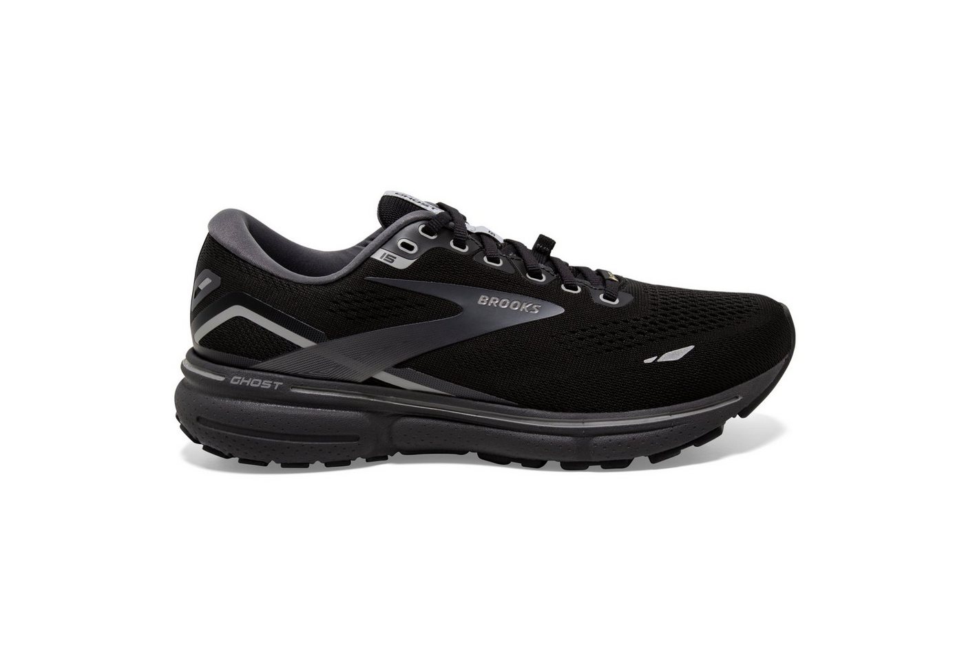 Brooks Ghost 15 GTX - Herren Laufschuh Black/Blackened Pearl/Alloy Laufschuh von Brooks