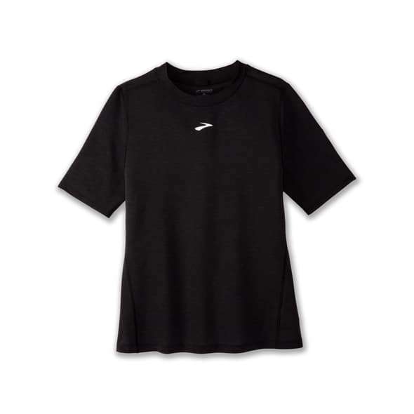 Brooks High Point Short Sleeve Damen (Schwarz S ) Laufshirts von Brooks