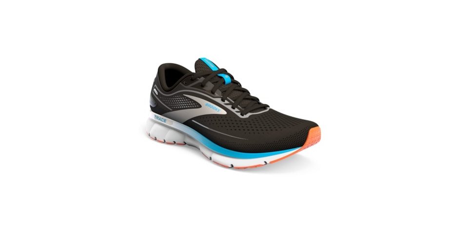 Brooks Laufschuh Trace 2 BLACK/HAWAIIAN OCEAN/ORANG Laufschuh von Brooks