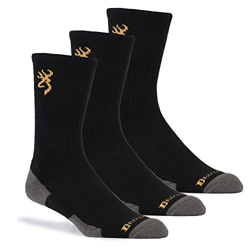 Browning Herren Everyday Crew Socken | Schwarz | 3er-Pack, L, Modell: A000457400104 Browning Herren Everyday Crew Socken | Schwarz | 3er-Pack, L, Modell: A000457400104 von Browning