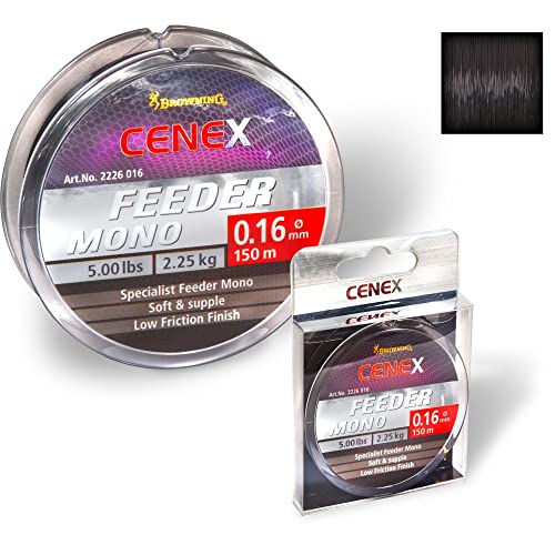 Browning Ø0,16mm Cenex Feeder Mono 150m 2,25kg,5,00lbs schwarz, 0,16 mm Browning Ø0,16mm Cenex Feeder Mono 150m 2,25kg,5,00lbs schwarz, 0,16 mm von Browning