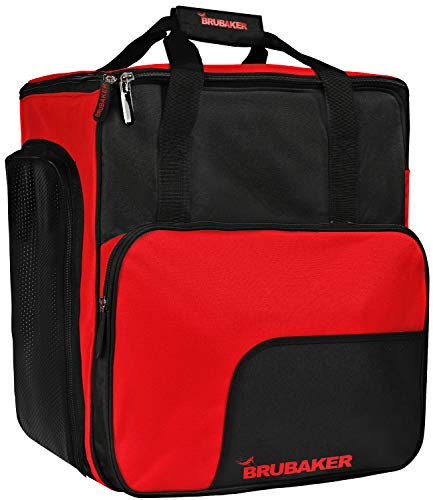 Skischuhtasche Helmtasche Skischuhrucksack SUPER FUNCTION Komfort Stiefeltasche mit Rucksackfunktion BRUBAKER Wintersporttasche Rot/Graphite Skischuhtasche Helmtasche Skischuhrucksack SUPER FUNCTION Komfort Stiefeltasche mit Rucksackfunktion BRUBAKER Wintersporttasche Rot/Graphite von BRUBAKER
