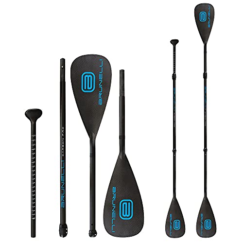 Brunelli CARBON PRO Kajak Dual Tech Paddle 2-in-1 SUP Paddel 4-teilig 180-220cm von Brunelli