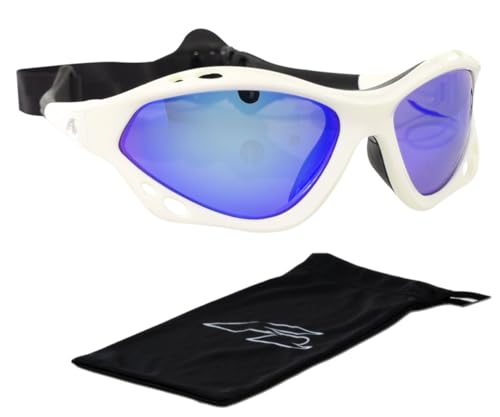 Brunelli F2 Sonnenbrille Floatable Glasses schwimmfähige Sportbrille Water Sports Glasses white von Brunelli