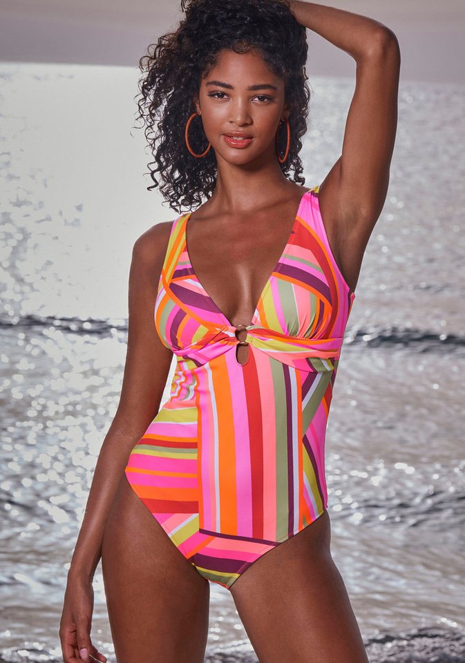 Bruno Banani Badeanzug mit edlem Zierring Bruno Banani Badeanzug mit edlem Zierring von Bruno Banani