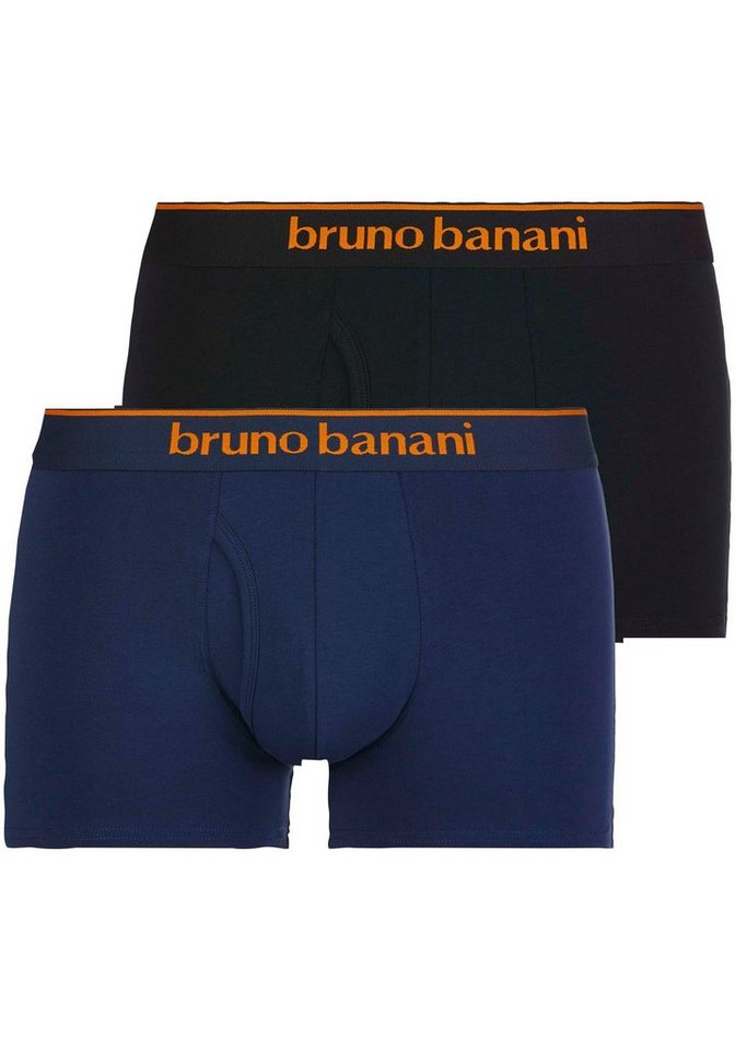 Bruno Banani Boxershorts Short 2Pack Quick Access (Packung, 2-St) Kontrastfarbene Details von Bruno Banani