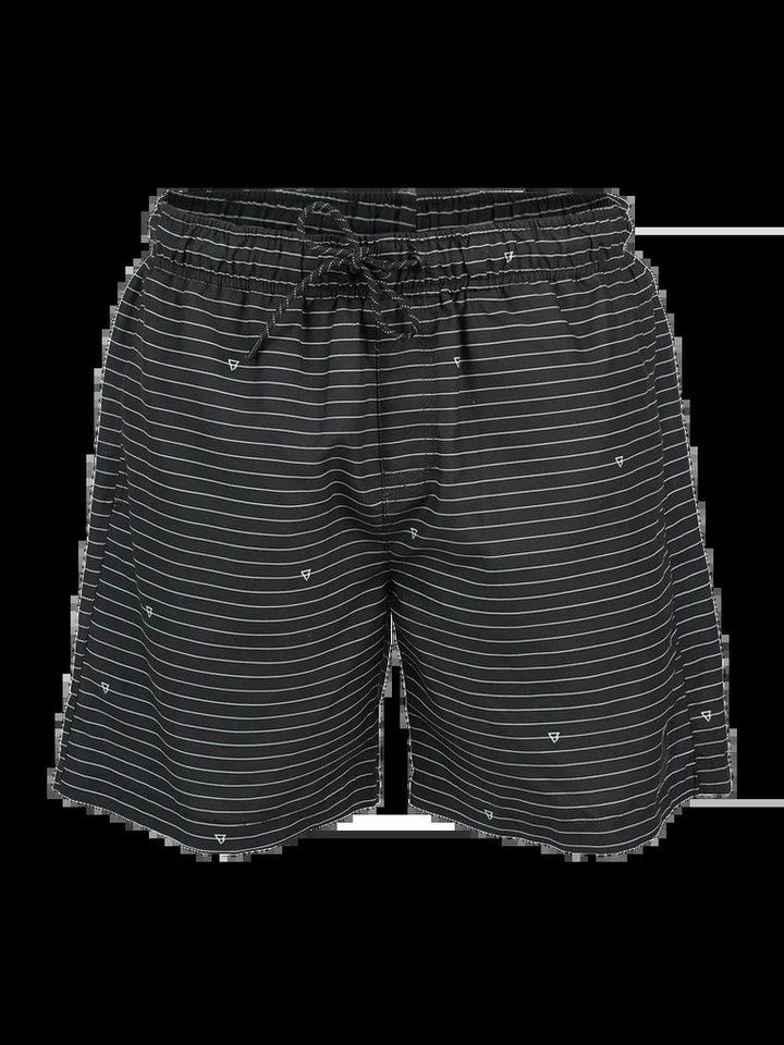 Brunotti Badeshorts Cruneco-Stripe Men Swim Shorts BLACK Brunotti Badeshorts Cruneco-Stripe Men Swim Shorts BLACK von Brunotti