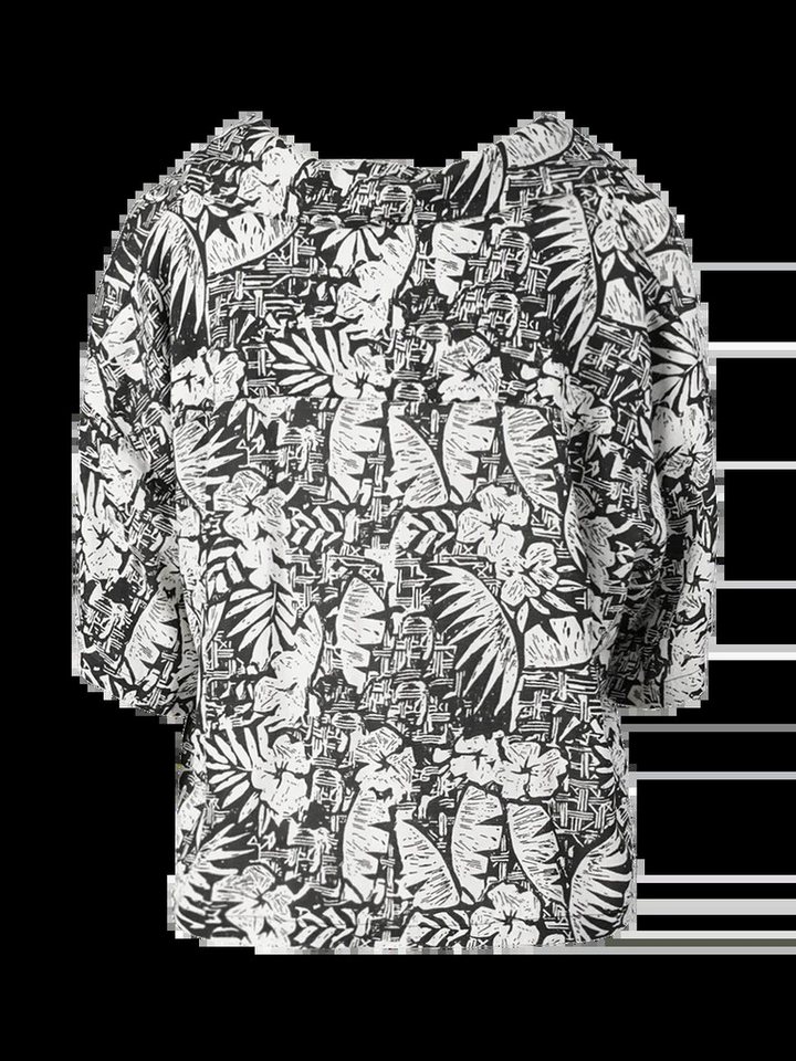 Brunotti Blusentop Rilee-Hawai Women Shirt VINTAGE HAWAI BLACK von Brunotti