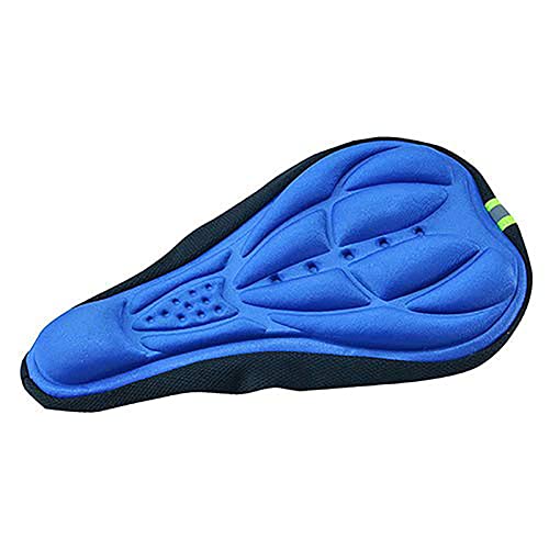 Brüssel08 Silikon Fahrrad Gel Sitzkissenbezug Bequeme Fahrrad Sattelauflage Anti-Rutsch Fahrrad Sattel Sitzkissen Bezug Atmungsaktiv Gel Kissen Soft Pad Sitzbezug, Unisex, blau Brüssel08 Silikon Fahrrad Gel Sitzkissenbezug Bequeme Fahrrad Sattelauflage Anti-Rutsch Fahrrad Sattel Sitzkissen Bezug Atmungsaktiv Gel Kissen Soft Pad Sitzbezug, Unisex, blau von Brussels