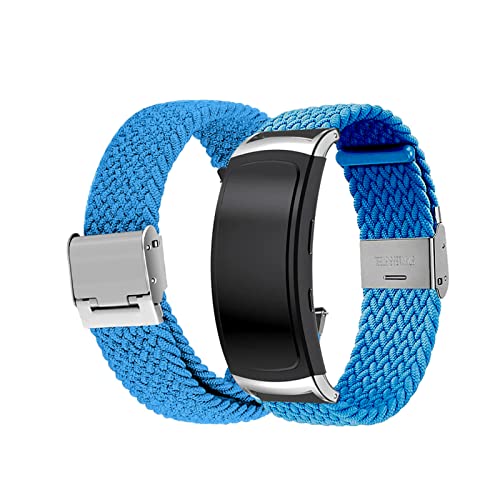 Armbänder Für Samsung Gear fit 2/ Gear Fit 2 Pro Armband Nylon Sport Strap Geflochten Elastisch Mesh Für Damen/Herren Ersatzband Fitness Kompatibel mit Galaxy Gear fit 2/ Gear Fit 2 Pro (5) von BrynnShop