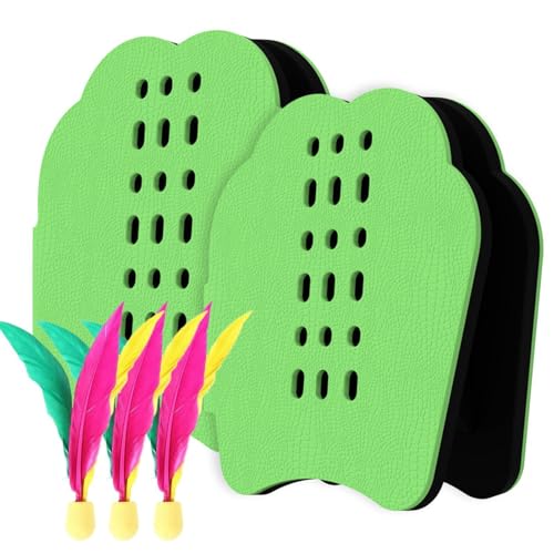 Badminton Racket and Shuttlecock Set, Paddle Game Badminton Set, Badminton Set with Shuttlecocks & Bag, Outdoor Badminton Racket Set, Toys Badminton Set, Badminton Game Set for Kids and Adults von Bsbkoj