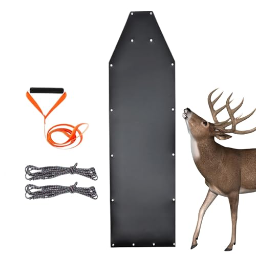 Deer Sled Drag, Thickened Deer Sled Game Hauler for Hunting, Thickened Deer Sled Drag, Heavy-Duty Game Hauler, Yard Drag Sled with Harness and Handle, Accessories for Ice Fishing and Camping Deer Sled Drag, Thickened Deer Sled Game Hauler for Hunting, Thickened Deer Sled Drag, Heavy-Duty Game Hauler, Yard Drag Sled with Harness and Handle, Accessories for Ice Fishing and Camping von Bsbkoj