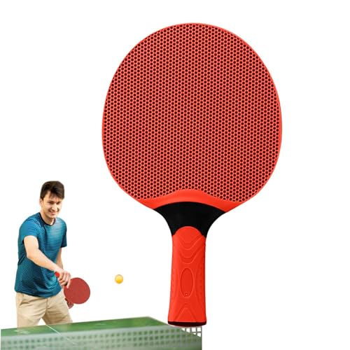 Rubber Tischtennis-Paddle, professionell, für den Innen- und Außenbereich, Pong Paddle, Tennistisch, Racquet für Kinder, Gummi, rutschfest, langlebig, Pong Racket von Bsbkoj