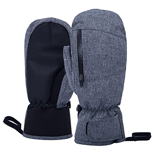 Handschuhe Herren Winter Wasserdicht, Winterhandschuhe Damen, Skihandschuhe Damen Warm Fäustlinge, Handschuhe Herren Touchscreen, Snowboard Handschuh Herren, Ski Handschuhe Herren Wasserdicht(L,grau) Handschuhe Herren Winter Wasserdicht, Winterhandschuhe Damen, Skihandschuhe Damen Warm Fäustlinge, Handschuhe Herren Touchscreen, Snowboard Handschuh Herren, Ski Handschuhe Herren Wasserdicht(L,grau) von Bseical