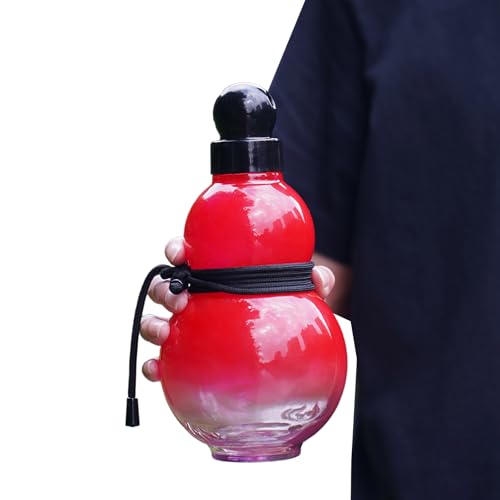 Btgghytr Kürbis-Wasserflasche, 1000 ml, Sportwasserflasche, Reisen, auslaufsichere Wasserflasche für Fitnessstudio, Kürbisform von Btgghytr