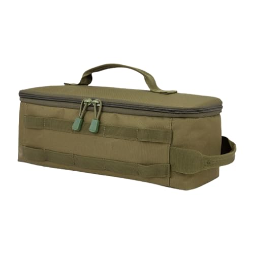 Btgghytr Outdoor-Camping-Organizer, tragbare Picknick-Geschirr-Tragetasche für Wandern, Reisen, Picknicks, Camping, Kochgeschirr-Tasche von Btgghytr