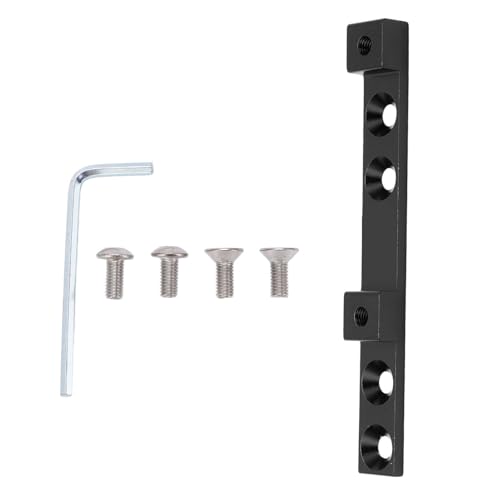 Fahrrad Flaschenhalter Adapter, 107 x 12 x 8 mm Schwarz Aluminiumlegierung 4 Loch Fahrrad Getränkehalter Käfighalterungen mit Schraube, Wasserflaschenhalter Adapter für Rennrad Mountainbike Rahmen Fahrrad Flaschenhalter Adapter, 107 x 12 x 8 mm Schwarz Aluminiumlegierung 4 Loch Fahrrad Getränkehalter Käfighalterungen mit Schraube, Wasserflaschenhalter Adapter für Rennrad Mountainbike Rahmen von Buachois