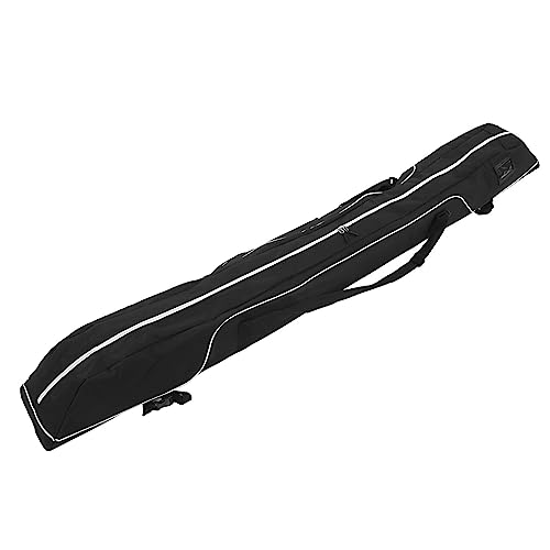 Buachois Skitasche, Snowboardtasche, gepolsterte Skitasche für Flugreisen, Schultergurte, Reißverschluss, Oxford-Stoff, wasserdichte Ski-Aufbewahrungstasche bis zu 193 cm für Skireisen von Buachois