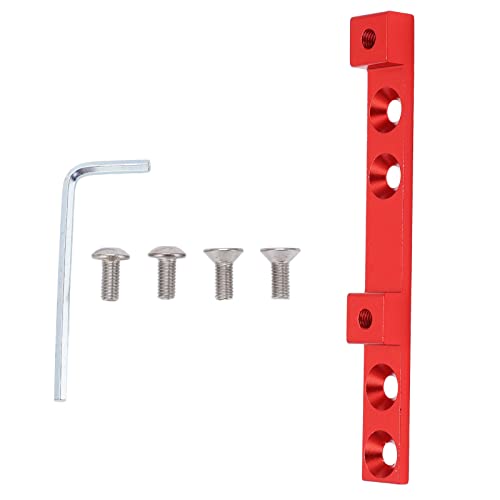 Fahrrad Flaschenhalter Adapter, 107 x 12 x 8 mm Rot Aluminiumlegierung 4 Loch Fahrrad Getränkehalter Käfighalterungen mit Schraube, Wasserflaschenhalter Adapter für Rennrad Mountainbike Rahmen Fahrrad Flaschenhalter Adapter, 107 x 12 x 8 mm Rot Aluminiumlegierung 4 Loch Fahrrad Getränkehalter Käfighalterungen mit Schraube, Wasserflaschenhalter Adapter für Rennrad Mountainbike Rahmen von Buachois