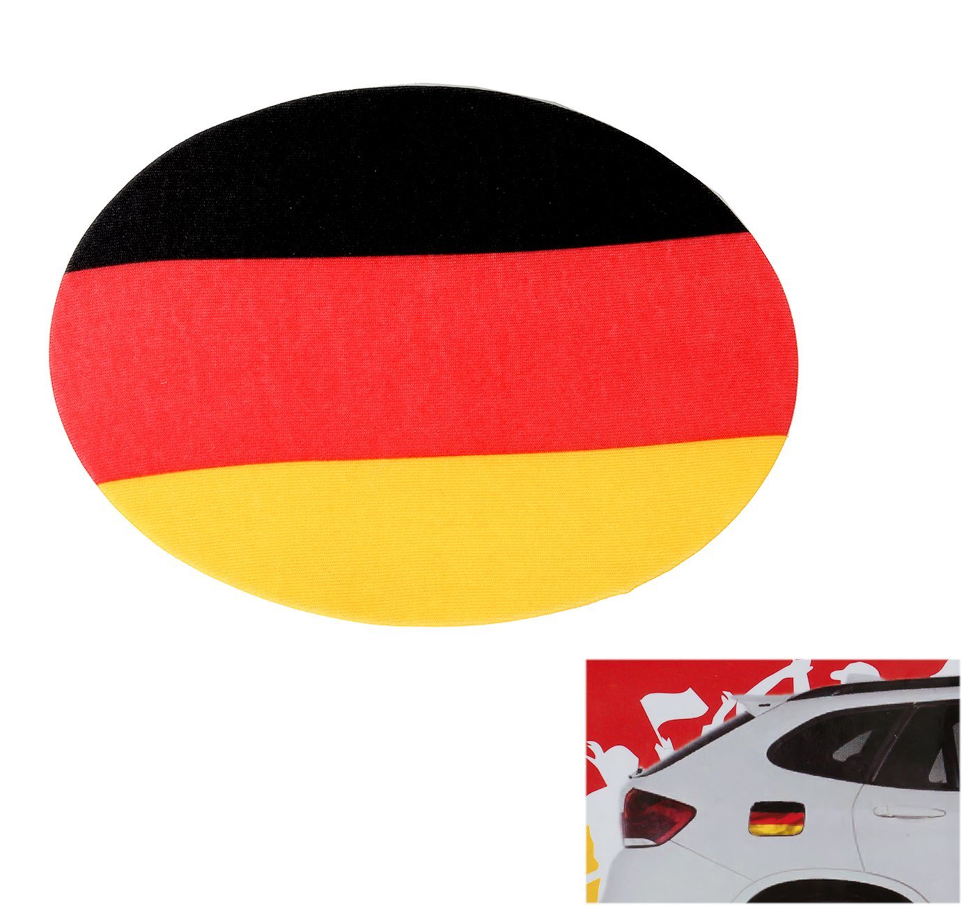 Bubble-Store Fahne Fanartikel (Deutschland Fussball EM 2024), Deutschland Tankdeckel-Bezug für PKW Bubble-Store Fahne Fanartikel (Deutschland Fussball EM 2024), Deutschland Tankdeckel-Bezug für PKW von Bubble-Store