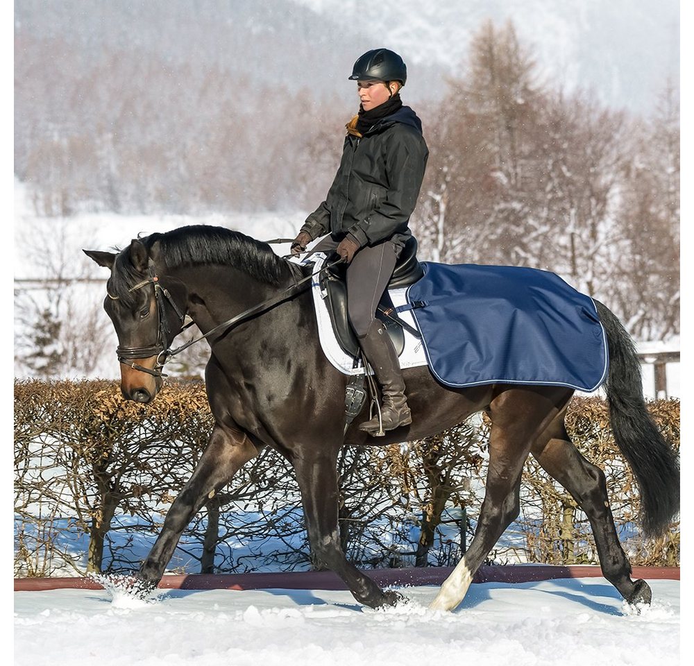 Bucas Ausreitdecke Bucas Quarter Sheet waterproof - Navy/Silver Bucas Ausreitdecke Bucas Quarter Sheet waterproof - Navy/Silver von Bucas