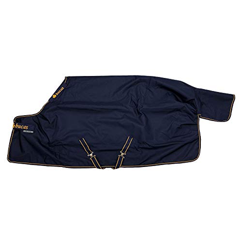 Bucas Irish Turnout Medium 150g Classic - navy/gold, Groesse:130 von Bucas