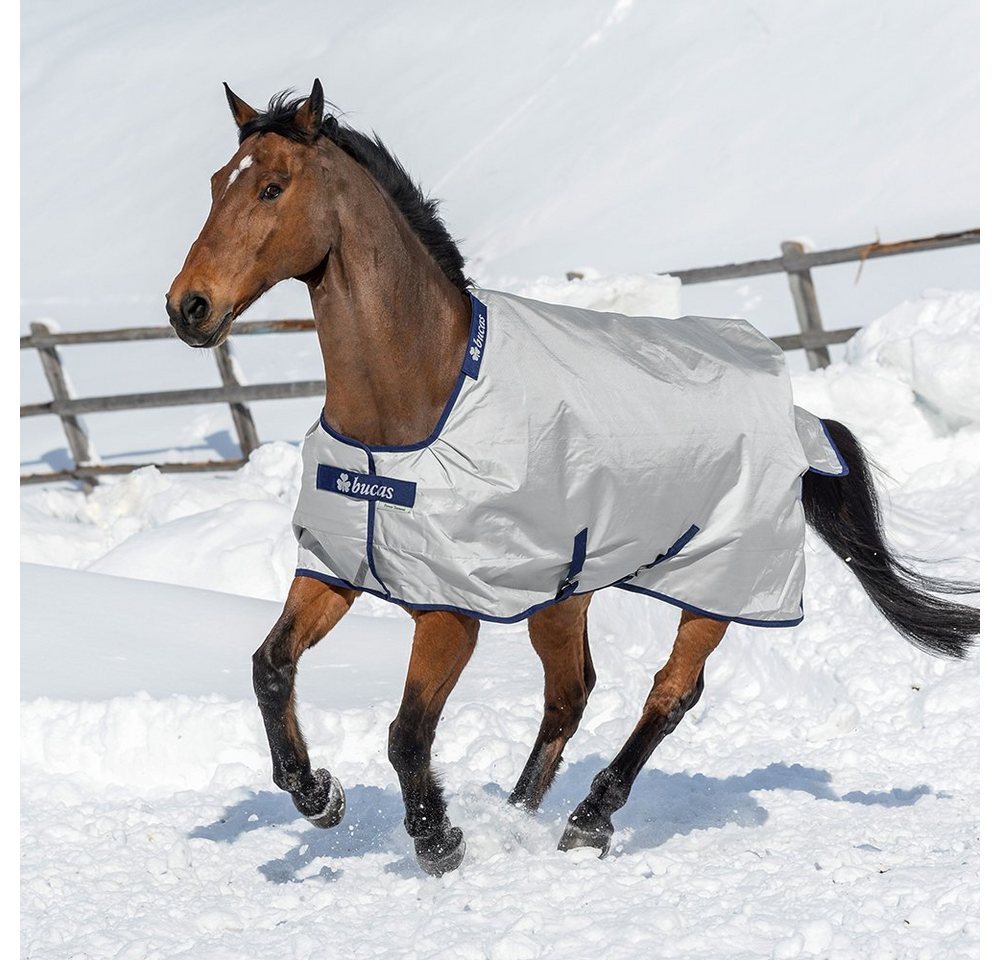 Bucas Pferde-Thermodecke Bucas Power Turnout Extra Classic 300g SD - silver Bucas Pferde-Thermodecke Bucas Power Turnout Extra Classic 300g SD - silver von Bucas