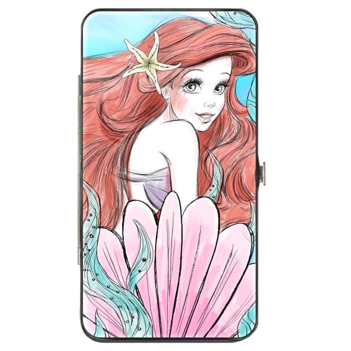 Buckle-Down Damen Scharnier Geldbörse - Little Mermaid Arielle, 17,8 x 10,2 cm, Arielle Meerjungfrau, 7" x 4", Buckle-Down Scharnier-Geldbörse – Ariel Ariel Buckle-Down Damen Scharnier Geldbörse - Little Mermaid Arielle, 17,8 x 10,2 cm, Arielle Meerjungfrau, 7" x 4", Buckle-Down Scharnier-Geldbörse – Ariel Ariel von Buckle-Down