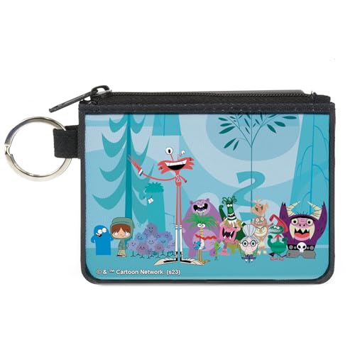 Buckle-Down Warner Bros. Animation Zip Around Wallet, Fosters Home For Imaginary Friends Group Pose Blues, Canvas, Blau, X-SMALL, Casual von Buckle-Down