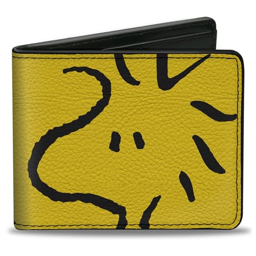 Peanuts Worldwide LLC Geldbörse, Bifold, Peanuts Woodstock Face Yellow Black, veganes Leder, Schwarz, 4.0" x 3.5", Casual Peanuts Worldwide LLC Geldbörse, Bifold, Peanuts Woodstock Face Yellow Black, veganes Leder, Schwarz, 4.0" x 3.5", Casual von Buckle-Down