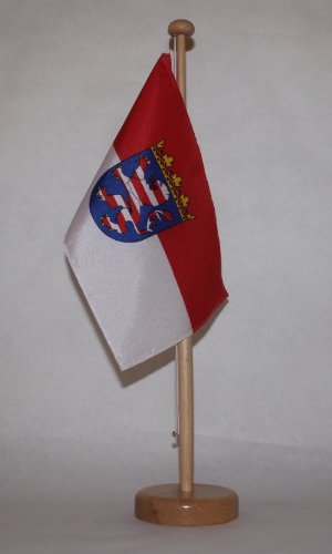 Buddel Bini Hessen Tischflagge 15x25 cm in Profiqualität, nur Tischflagge Buddel Bini Hessen Tischflagge 15x25 cm in Profiqualität, nur Tischflagge von Buddel Bini