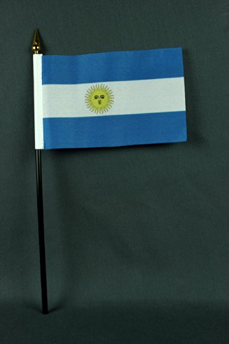 Buddel Bini Kleine Tischflagge Argentinien 15x10 cm mit 30 cm Mast aus PVC-Rohr, ohne Ständerfuß Buddel Bini Kleine Tischflagge Argentinien 15x10 cm mit 30 cm Mast aus PVC-Rohr, ohne Ständerfuß von Buddel Bini