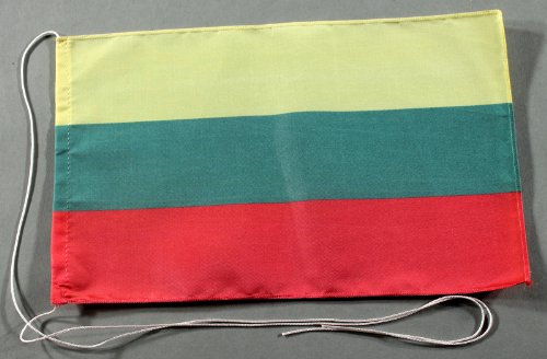 Buddel-Bini Litauen 15x25 cm Tischflagge in Profi - Qualität Tischfahne Autoflagge Bootsflagge Motorradflagge Mopedflagge Buddel-Bini Litauen 15x25 cm Tischflagge in Profi - Qualität Tischfahne Autoflagge Bootsflagge Motorradflagge Mopedflagge von Buddel-Bini