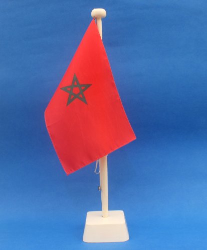 Buddel Bini Marokko 15x25 cm Tischflagge in Profiqualität, nur Tischfahne Buddel Bini Marokko 15x25 cm Tischflagge in Profiqualität, nur Tischfahne von Buddel Bini