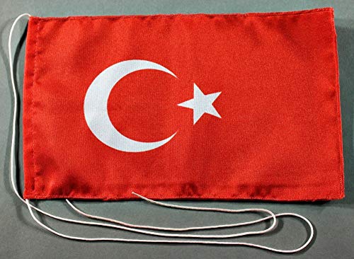 Buddel-Bini Türkei 15x25 cm Tischflagge in Profi - Qualität Tischfahne Autoflagge Bootsflagge Motorradflagge Mopedflagge Buddel-Bini Türkei 15x25 cm Tischflagge in Profi - Qualität Tischfahne Autoflagge Bootsflagge Motorradflagge Mopedflagge von Buddel-Bini