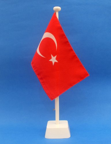 Buddel Bini Türkei 15x25 cm Tischflagge in Profiqualität, nur Tischfahne Buddel Bini Türkei 15x25 cm Tischflagge in Profiqualität, nur Tischfahne von Buddel Bini