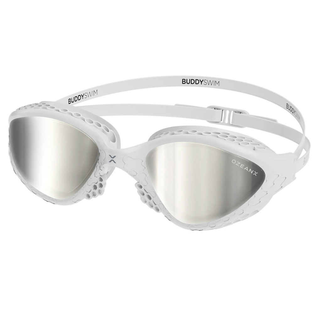 Buddyswim Ozeanx Mirror Swimming Goggles Weiß von Buddyswim