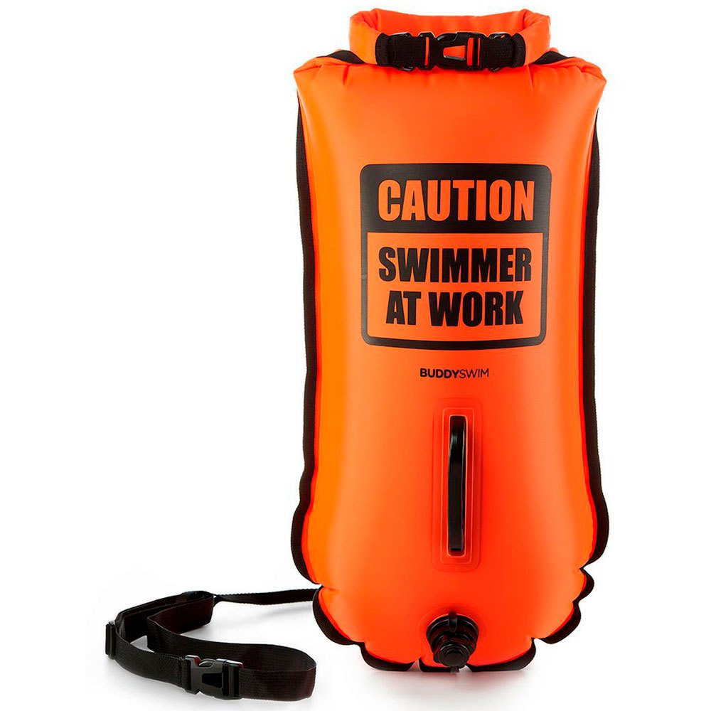 Buddyswim Swimmer At Work Buoy 28l Orange von Buddyswim