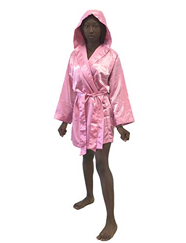 Budodrake Boxmantel pink für Boxer Kickboxer Promotion Boxing für Mädchen (Junior) von Budodrake