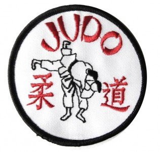 Judo Aufnäher, rund von Budodrake