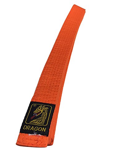 Karategürtel Judogürtel Budogürtel Dragon Orange 100% Baumwolle (280) von Budodrake