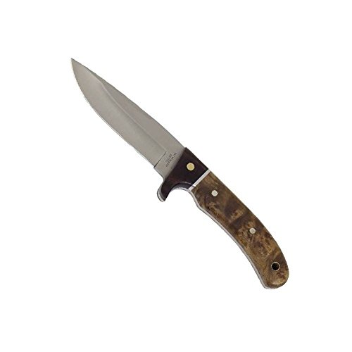 Haller Unisex Erwachsene Jagdmesser Wurzelholz Lederscheide, braun, Einheitsgröße Haller Unisex Erwachsene Jagdmesser Wurzelholz Lederscheide, braun, Einheitsgröße von Budoten